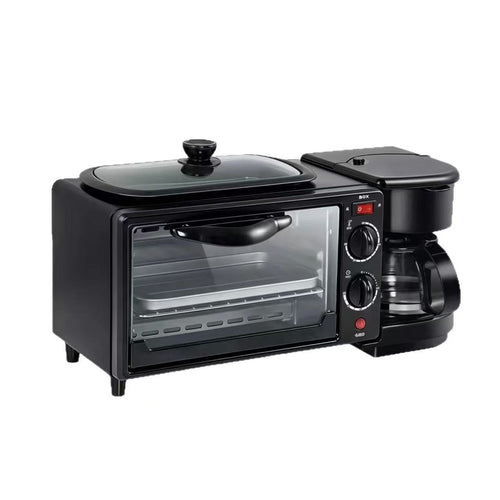 3-in-1 Breakfast Maker KW-206 | Oven + Frying Pan + Coffee Maker